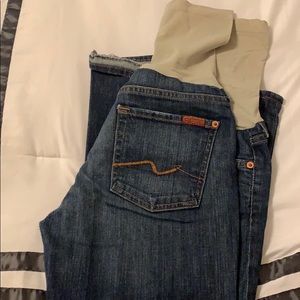 Maternity jeans. Seven for all mankind